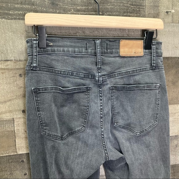 Madewell Cali Demi Boot Button Front Raw Hem Jeans - Picture 9 of 15